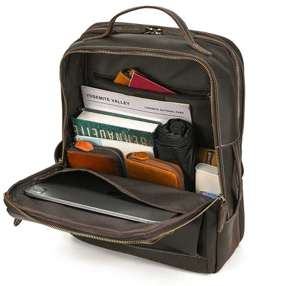 Sac à Dos en Cuir Ergonomique