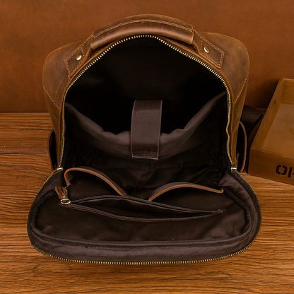 Sac à Dos en Cuir Homme Vintage