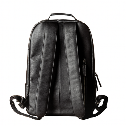 Sac à Dos en Cuir Noir