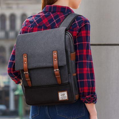 Sac à Dos en Tissu Vintage