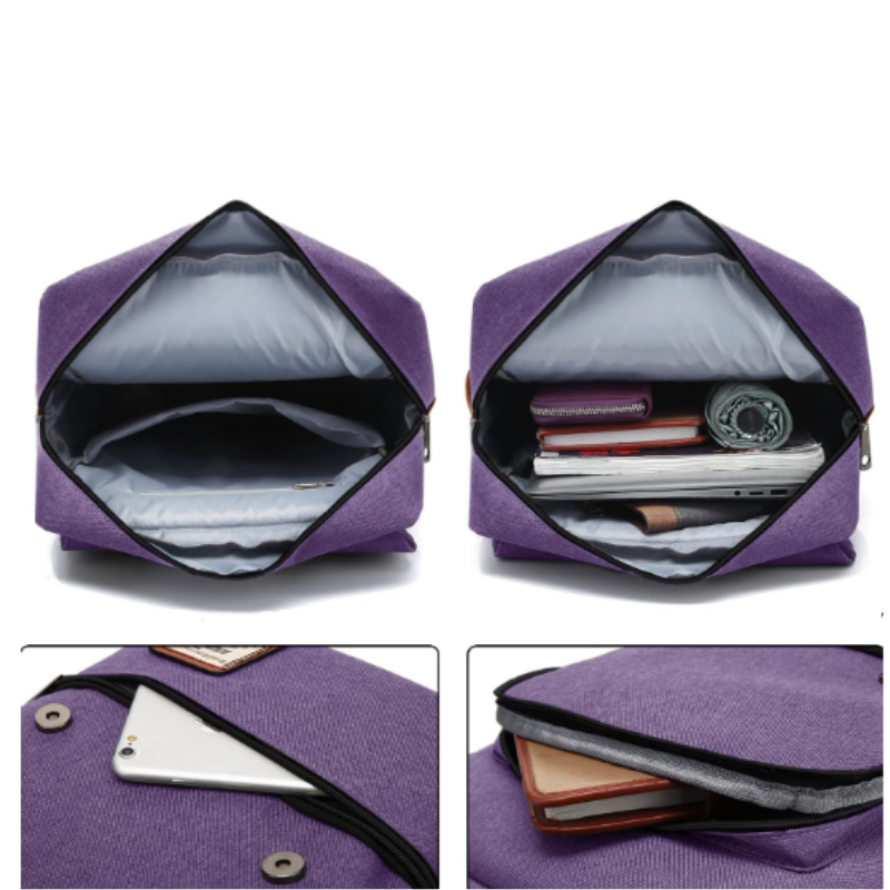 Sac à Dos en Tissu Vintage