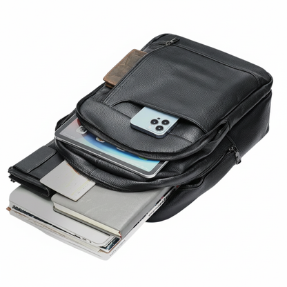 Sac à Dos Homme Cuir Noir