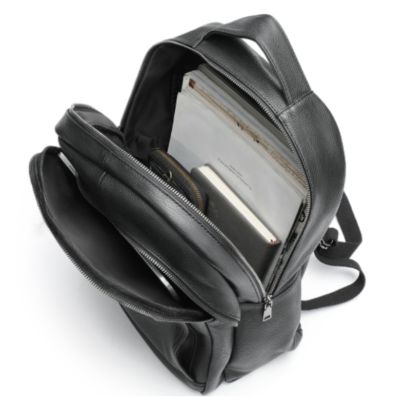 Sac à Dos Homme Cuir Noir