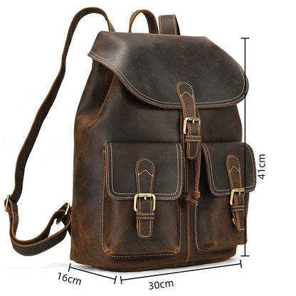 Sac à Dos Homme Cuir Vintage