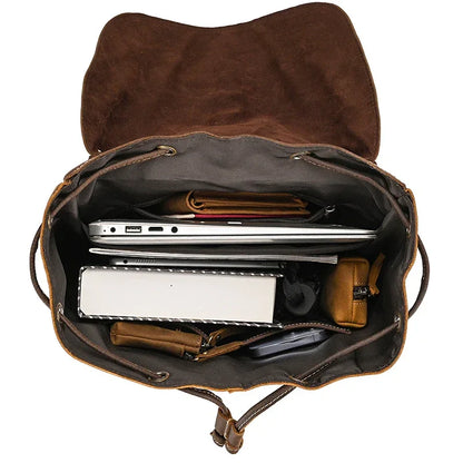 Sac à Dos Homme Cuir Vintage