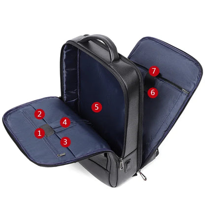 Sac à Dos Ordinateur 15 Pouces en Cuir