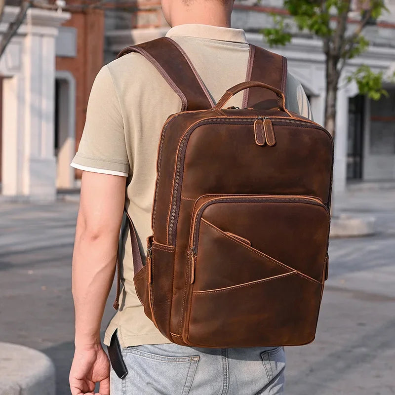 Sac à Dos Ordinateur Cuir Homme