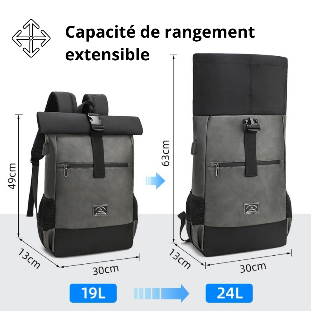 Sac à Dos Roll Top Imperméable