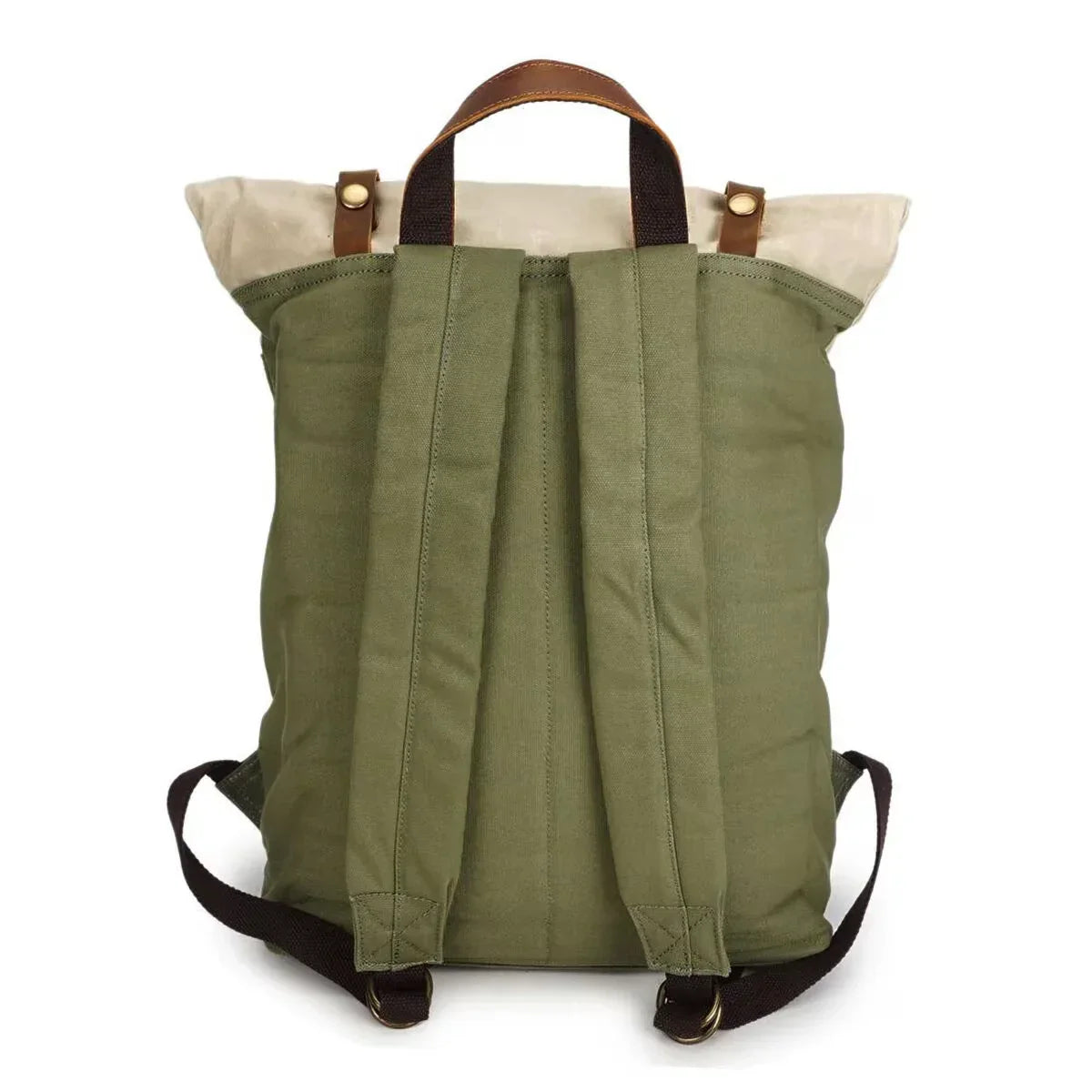 Sac à Dos Roll Top Toile Cirée