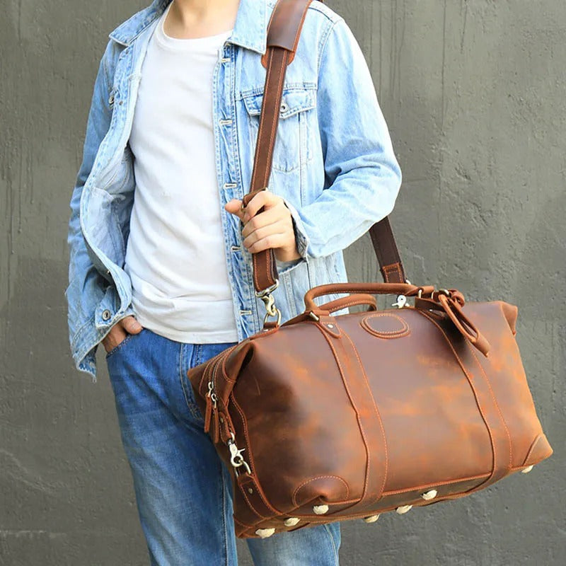 Sac de Voyage Homme Cuir