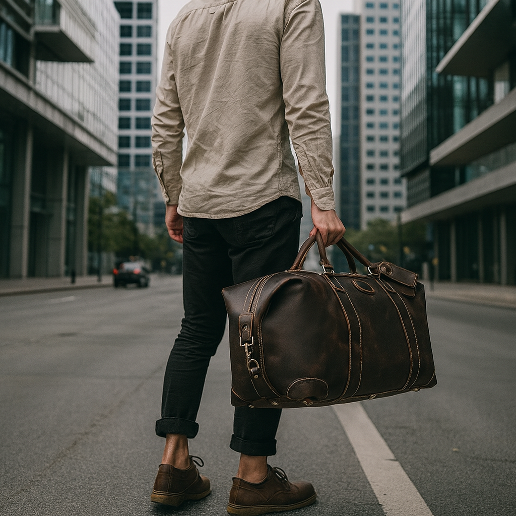Sac de Voyage Homme Cuir