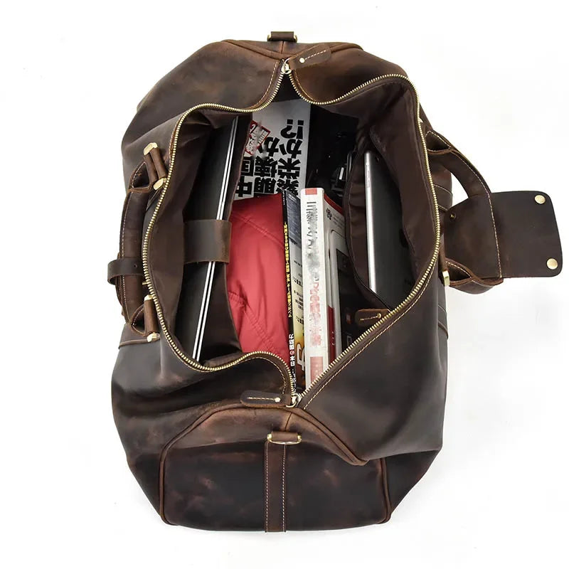 Sac en Cuir de Voyage pour Homme