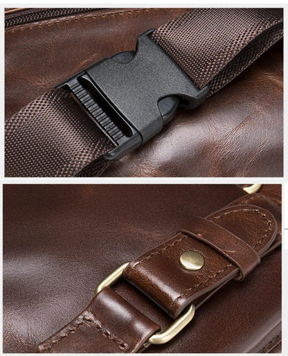 Sacoche Banane Cuir pour Homme