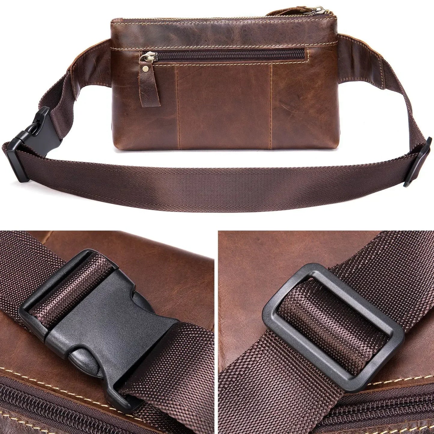 Sacoche Banane Homme Cuir