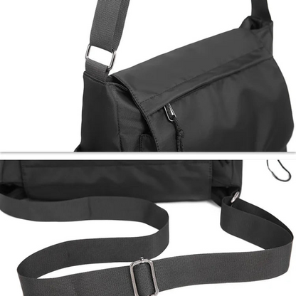 Sacoche Bandoulière Homme Noire Tactique