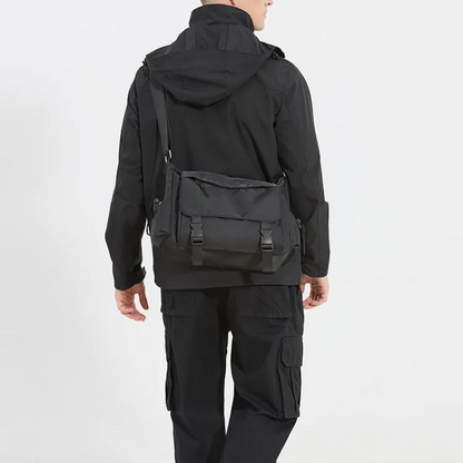 Sacoche Bandoulière Homme Noire Tactique