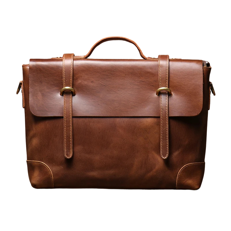 Sacoche Cartable Cuir Homme