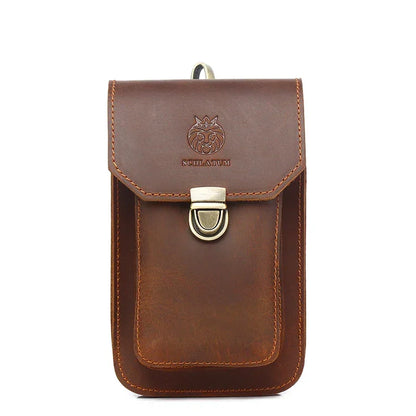 Sacoche Ceinture Cuir Homme