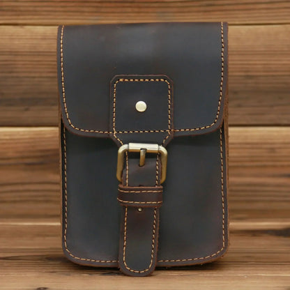 Sacoche Cuir Ceinture Homme