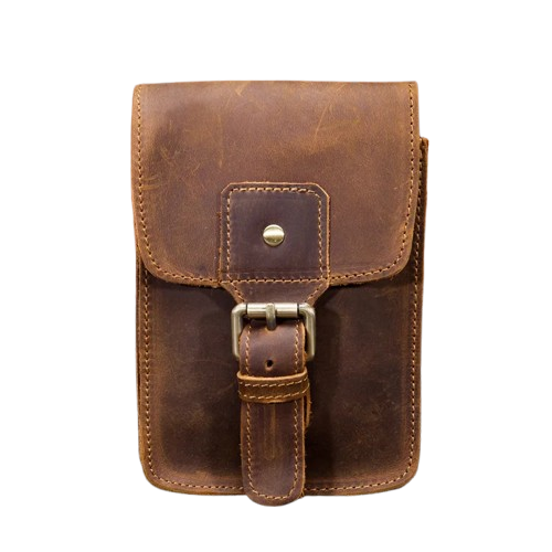 Sacoche Cuir Ceinture Homme