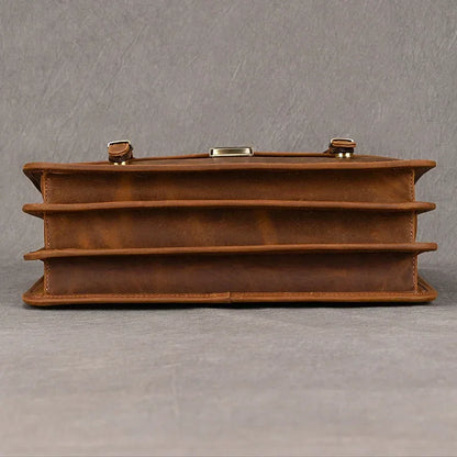 Sacoche Cuir Marron pour Homme