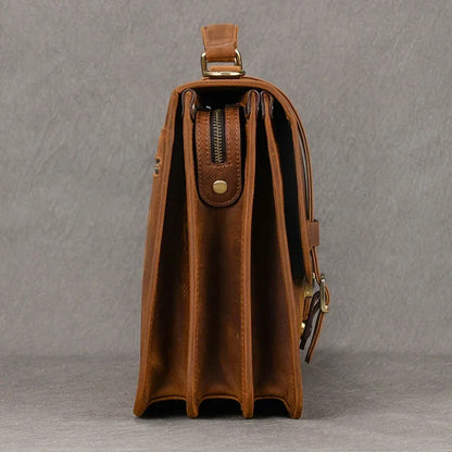 Sacoche Cuir Marron pour Homme