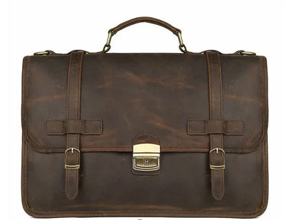 Sacoche Cuir Marron pour Homme