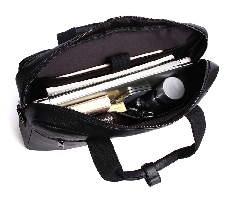 Sacoche Cuir Noir Homme