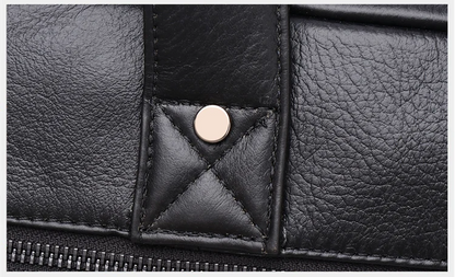 Sacoche Cuir Noir Homme