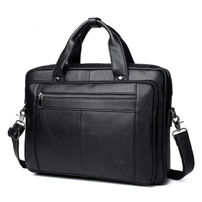 Sacoche Cuir Noir Homme