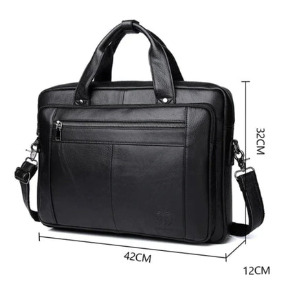 Sacoche Cuir Noir Homme