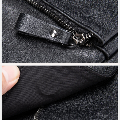 Sacoche Cuir Noire Homme