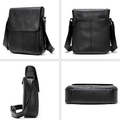 Sacoche Cuir Noire Homme