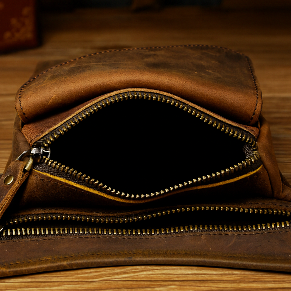 Sacoche de Jambe Cuir Homme