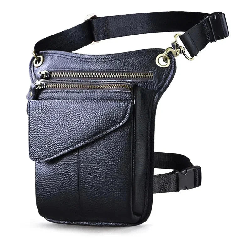 Sacoche de Jambe Cuir Homme