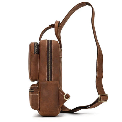 Sacoche de Poitrine en Cuir