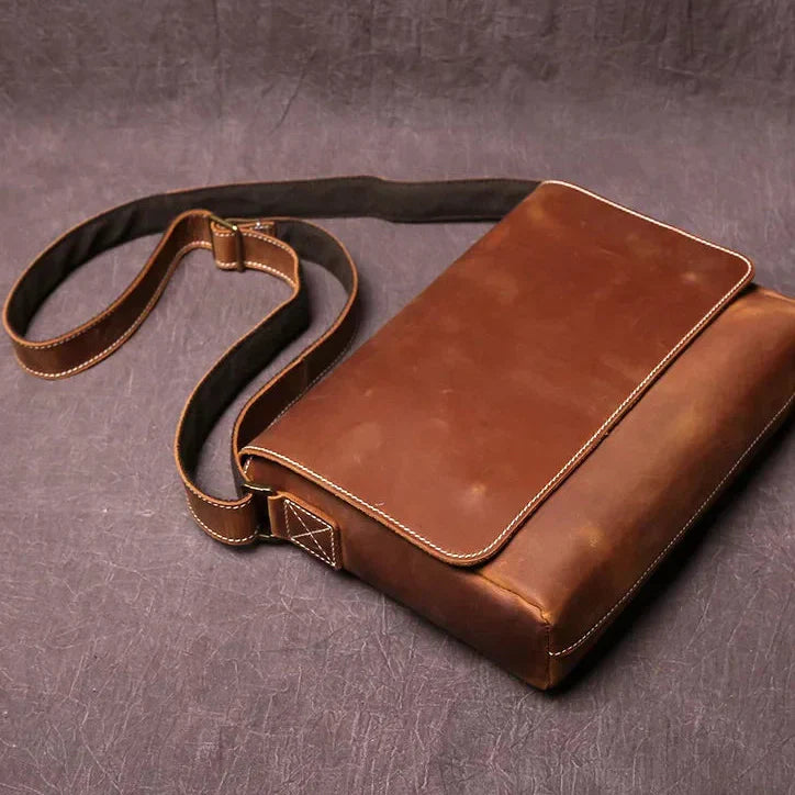 Sacoche Homme Cuir Marron