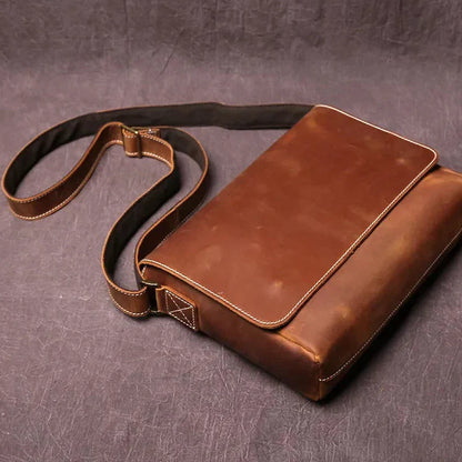 Sacoche Homme Cuir Marron