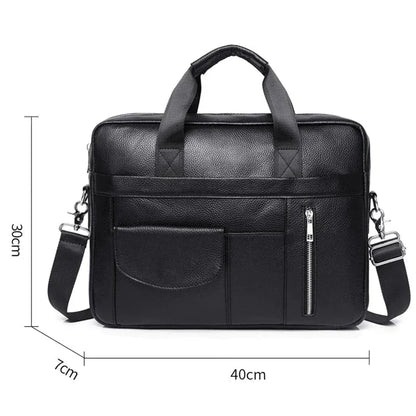 Sacoche Homme Cuir Noir