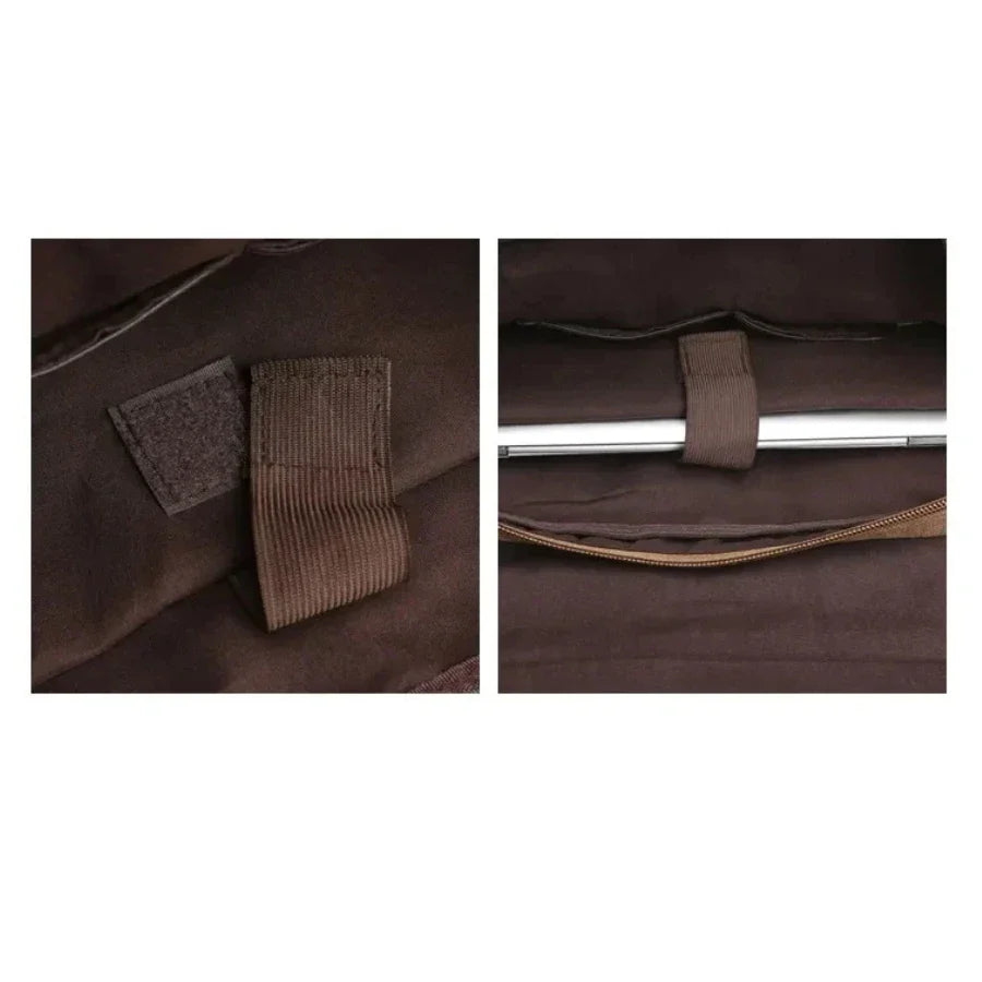 Sacoche Homme en Toile avec Rabat