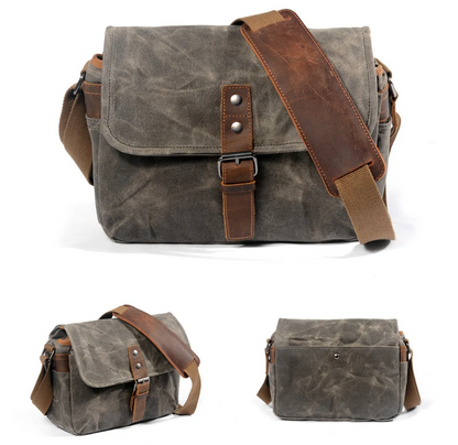 Sacoche Homme Toile Vintage