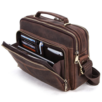 Sacoche Marron Homme