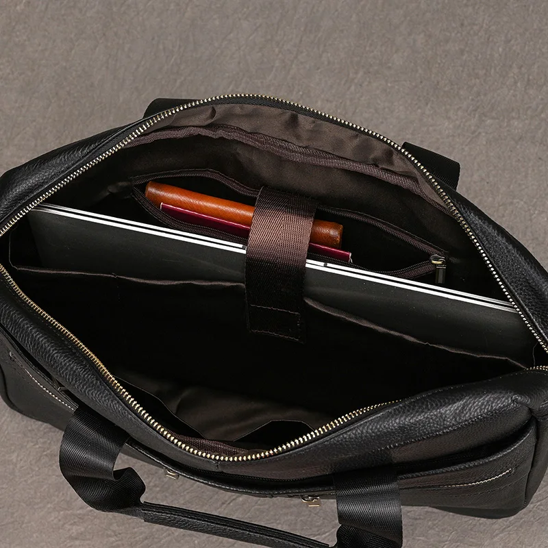 Sacoche Ordi Homme Cuir