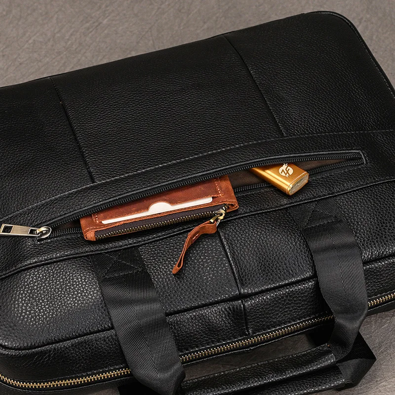 Sacoche Ordi Homme Cuir