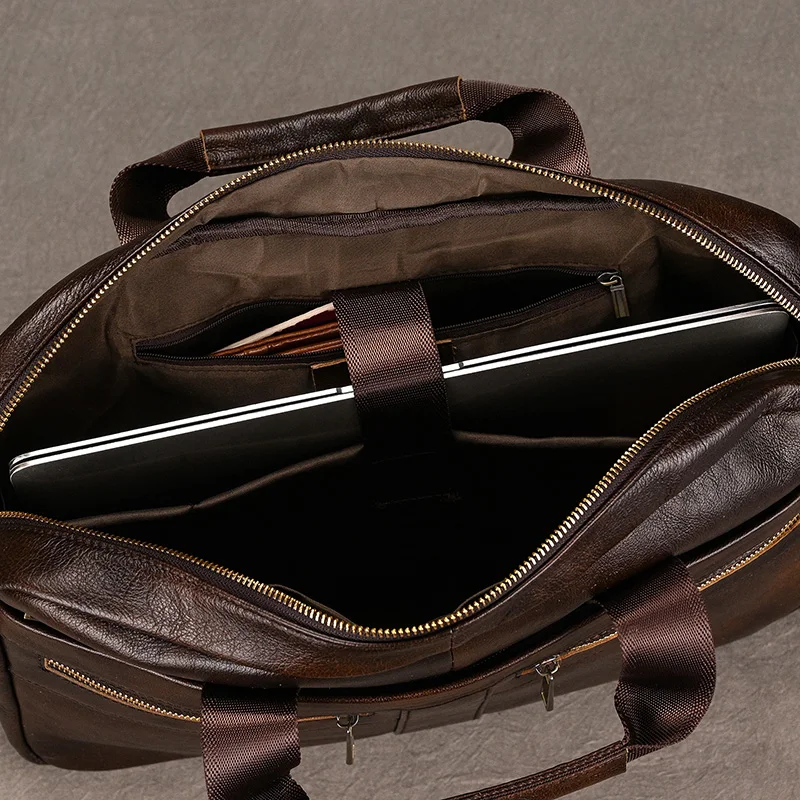 Sacoche Ordi Homme Cuir