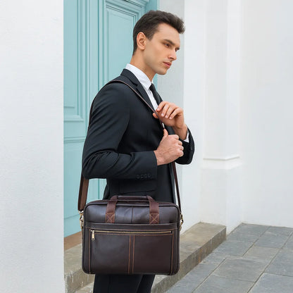 Sacoche Ordinateur Cuir Homme