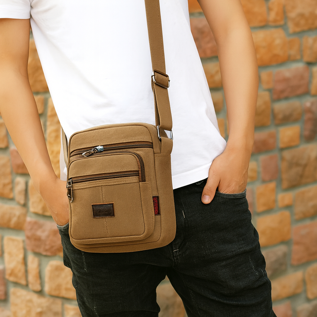 Sacoche pour Homme en Tissu