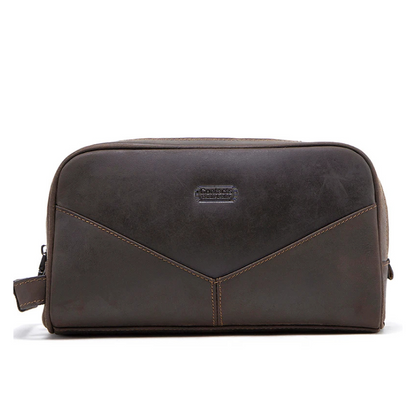 Trousse de Toilette en Cuir pour Homme