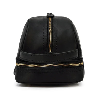 Trousse de Toilette Homme en Cuir